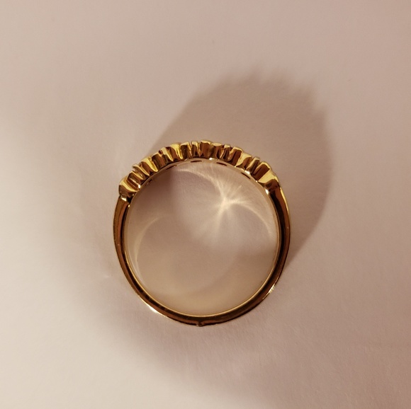 Vintage 1990s Gemstone Thumb Ring - Picture 3 of 3